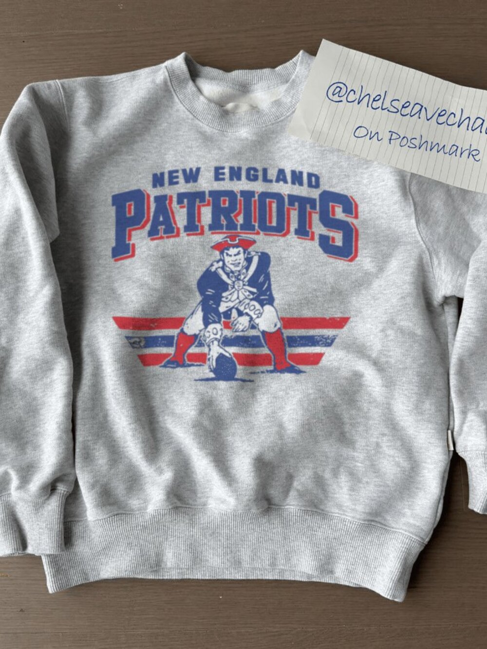Vintage New England Patriots Football Sweatshirt, Retro NFL Patriots Shirt Tee